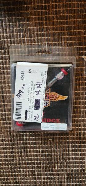 80304 Goodridge 4 Fem-fem Clear Coat Universal Brake Hose Inch