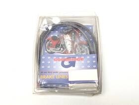Bu1803-1fch Goodridge Front Brake Line Stainless Clear Coated 1997 Buell S3t