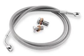 Hd-614363 Goodridge 42 Inch Front Brake Line Kit Usa Braided Coated Stainless Harley