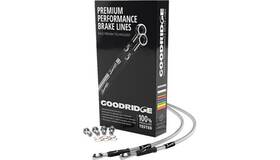 Hd0003-2rc-cl Goodridge Rear Single Brake Line Kit #hd0003-2rc-cl Harley Davidson