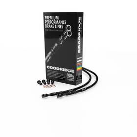 Goodridge Hd0144-1fb-bk Gr Powersports Ss Front Brake Line Kit - Black