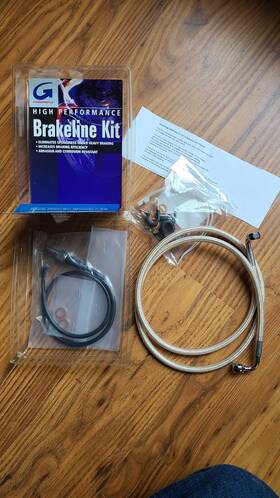 Hd2294-a Goodridge Stainless Rear Brake Line Kit To Fit Harley Davidson Touring Flt Flh