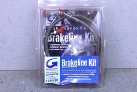 Hd8241-a Goodridge 2 Front Brake Line Kit Road King Classic Flhrc Harley