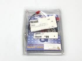 Hd9205-a Goodridge Stainless Steel Front Brake Line For Harley Fxs 1977-1978