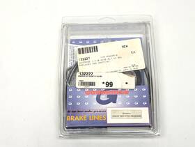 Hd-9205-e Goodridge Hd9205e Stainless Steel Rear Brake Line 1983 Harley Flt Flht