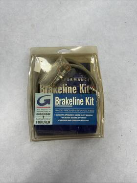 Kw2868-1rch Goodridge Nos Braided Brake Line For Kawasaki