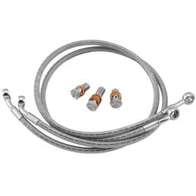 Kw2875-1rc Goodridge Stainless Steel Braided Rear Brake Line Kit -