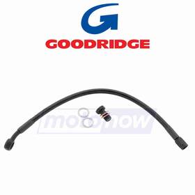 0y7g Goodridge Mn/0y7g Ebony 2 Front Brake Line Kit For 2015-2020 Harley Davidson Fltrx Ri