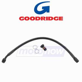 1psr Goodridge Mn/1psr Ebony 2 Front Brake Line Kit For 2014-2018 Harley Davidson Flhx Fh