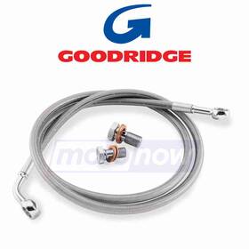 74mp Goodridge Mn/74mp Econoline Front Brake Line Kit For 2010-2013 Harley Davidson Fltrx Ud