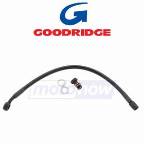 Goodridge Mn/c37g Ebony 2 Front Brake Line Kit For 2010-2013 Harley Davidson Fltrx Il