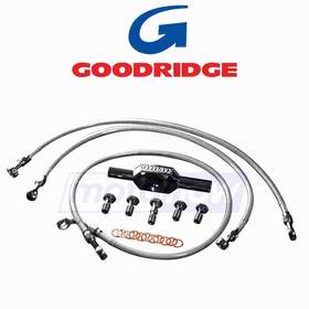 D14v Goodridge Mn/d14v High End Front Brake Line Kit For 2008-2009 Harley Davidson Fltr Rl