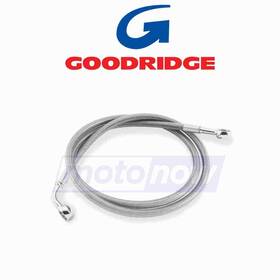 J78a Goodridge Mn/j78a Econoline Upper Abs Brake Line For 2009-2013 Harley Davidson Flhrc Cs