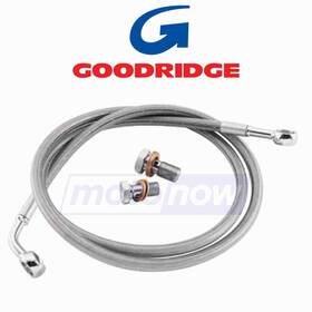 Krp3 Goodridge Mn/krp3 Location 2 3 6 Econoline Front Brake Line Kit For 1986-1991 Harley Wk