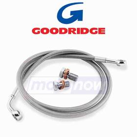 Goodridge Mn/nc91 Econoline Rear Brake Line Kit For 2003-2006 Harley Davidson Flhti Ov