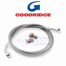 Nsv1 Goodridge Mn/nsv1 Econoline Front Brake Line Kit For 2005-2006 Harley Davidson Wa