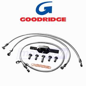 Qy60 Goodridge Mn/qy60 High End Front Brake Line Kit For 2008-2013 Harley Davidson Flhr Dm