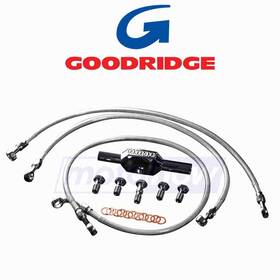 Vg2m Goodridge Mn/vg2m High End Front Brake Line Kit For 2008-2013 Harley Davidson Flhr My