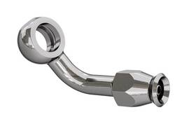 P5070-03c Goodridge Universal Banjo Bolt Long Neck 70 Degree Bend 3/8 Inch /m10 Polished