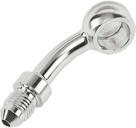 P593-03-04ch Goodridge Angled Banjo 35 Degree Chrome 7/16 Inch