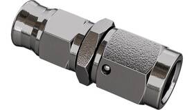 P6001-03c Goodridge Make-your-own Brake/clutch Line Fitting Straight 3/8 Inch -24 Ans Silver
