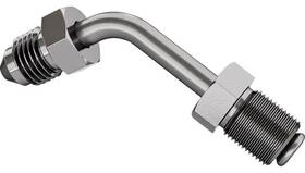 P660-03c Goodridge Universal Brake Adapter 60 Degree 3/8 Inch -24 Unf Silver