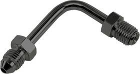 P690-03bk Goodridge 3/8 Inch Jic To -3 Tube Adapter Short 90 Degree Bend Black