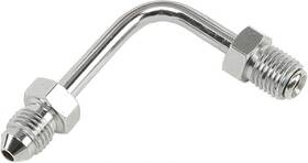 P690-03ch Goodridge 3/8 Inch Jic To -3 Tube Adapter 90 Degree Short Chrome
