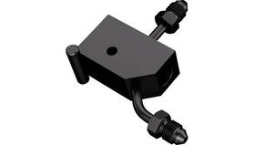 Pmchd-020zbk Goodridge Rear Brake Switch Holder An3 Black #pmchd-020zbk Harley Davidson Pmchd-020zbk Goodridge Rear Brake Switch Holder An3 Black #pmchd-020zbk Harley Davidson