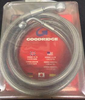Ya17217 Goodridge 2014-up Harley-davidson Flt Single Disc Brake Line Abs