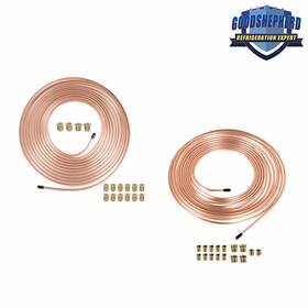 Gp646226dh Goodshepherd18 25 Ft Brake Line Kit - 1/4 And 3/16 Copper-coated Alloy Tube With 32 Fittings