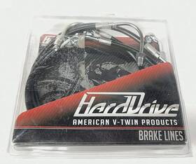 Hd-200-bk Hard Drive Harddrive American V-twin Products Black Brake Line Kit