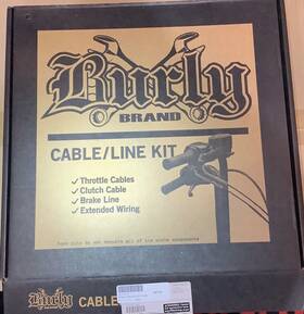 0610-2073 Harley-davidson Burly Stainless Abs Cable Kit