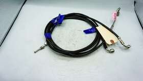 06b95957 Harley-davidson 2014-22 Touring Oem Black Stainless Front Upper Brake Lines
