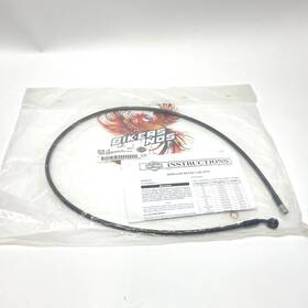 Harley-davidson 38145-10 Nos Genuine 44 Inch Diamond-black Upper Modular Brake Line 35