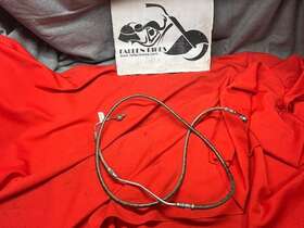 38937-09 Harley-davidson Genuine Upper Front Brake Line Flht Flhr Steel Braided