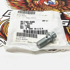 41739-84 Harley-davidson Front Brake Line Banjo Bolt Fitting 1984-2014