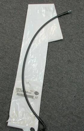 41800122 Harley-davidson Softail / Dyna Brake Line Diamond Black 24 Inch 90 Degree
