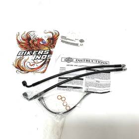 41800333 Harley-davidson Nos Genuine 15 Inch 10 Mm X 90 Front Lower Abs Brake Line