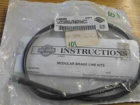 41800456 Harley-davidson Softail Upper Brake Line Kit Street Slammer Handlebars