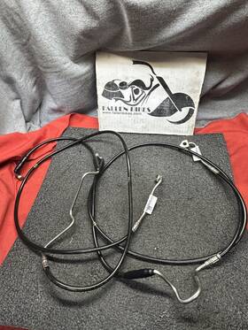 41800547fl Harley-davidson 41800544fr Genuine 14-23 Touring Front Abs Brake Lines