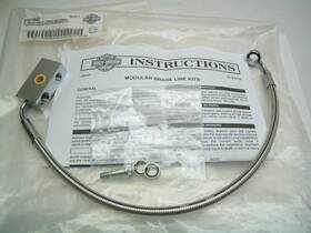 41800632 Harley-davidson Diamondback Abs Lower 17 Inch Front Brake Line Kit Softail Ft18-later