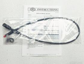 41800722 Harley-davidson Upper Brake Line 34.5 In 876 Mm 10 Degree Angle