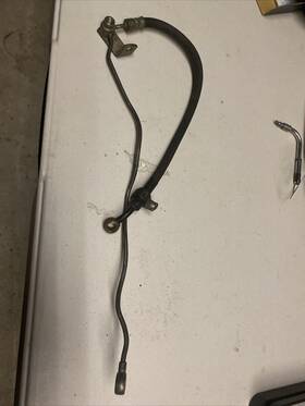 44438-82 Harley-davidson Vintage 80s Ironhead Sportster Xlh 1000cc Rear Brake Hose Line