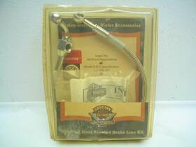 Ft91-ft99 Harley-davidson 44801-99 Stainless Steel Rear Braided Brake Line Kit Dyna Models