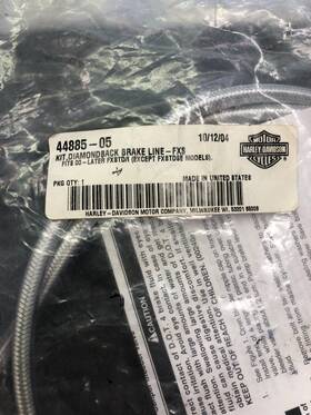 44885-05 Harley-davidson Genuine Diamondback Brake Line Hose Fxstd Fxstdi