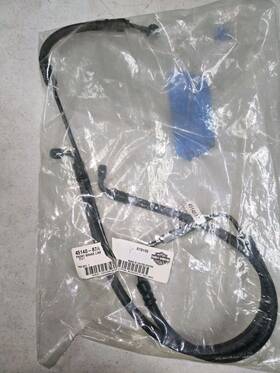 45140-87a Harley-davidson New 87-93 Fxrs-sp Xl Brake Line Front With Dual Disc Brakes