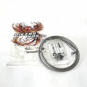 45547-04 Harley-davidson Genuine 1984-2005 Dyna Softail 49.5 Inch Braided Front Brake Line