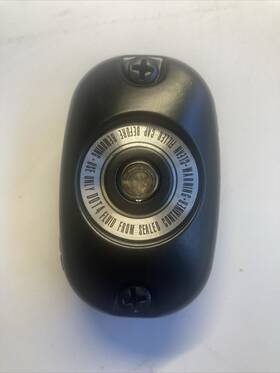 46425 Harley Davidson Bike Parts Softail Rear Brake Master Cylinder Cover Cap Oem Black