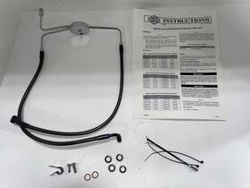 46790-09 Harley-davidson Diamond Black Brake Line Kit #46790-09